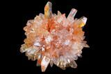Orange Creedite Crystal Cluster - Durango, Mexico #79380-1